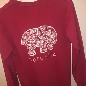 Ivory Ella long sleeve tee